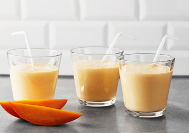 Mango and banana smoothie