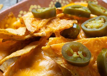 Nachos con queso