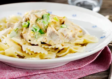 Pasta med italiensk kyckling