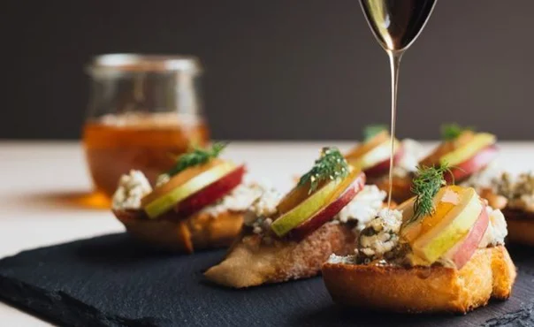 Sweet and savory crostini