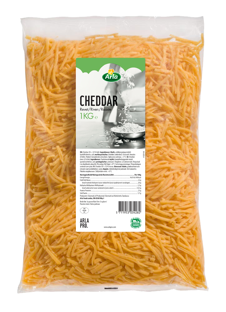 Arla Pro cheddar raaste 1kg