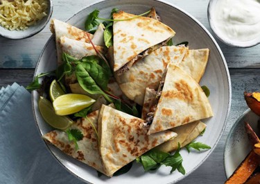 Kasvisquesadillat