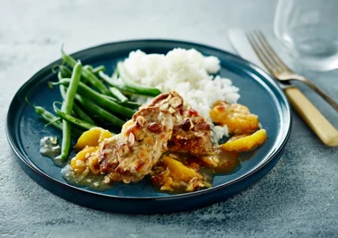 Gratineret mørbrad med appelsin og chili