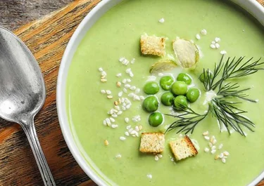 Crema de guisantes