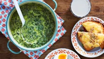 Spinatsuppe