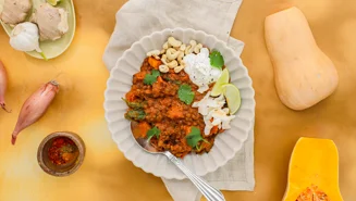 Butternut squash curry