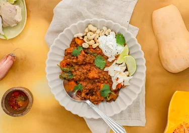 Butternut squash curry