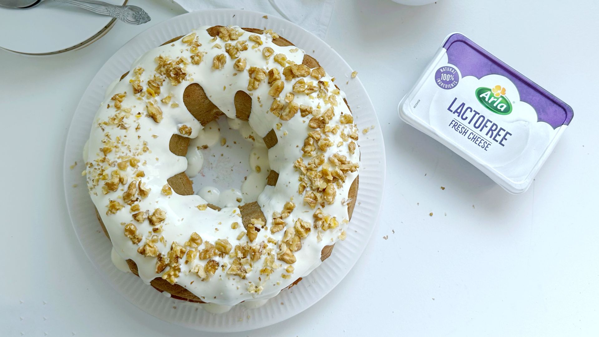 Carrot Cheescake Con Arla Queso De Untar Lactofree