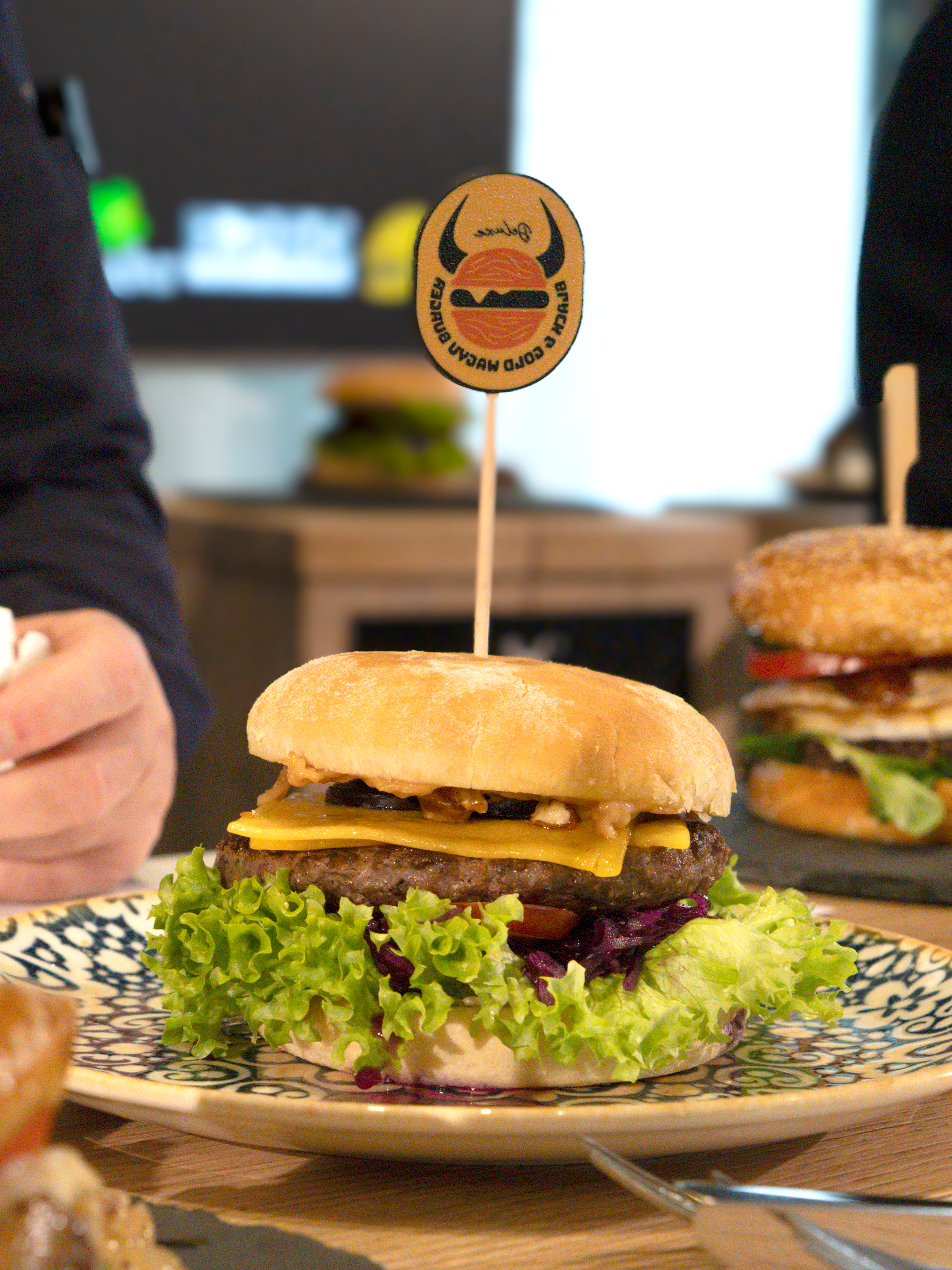 Black & Gold Wagyu Burger