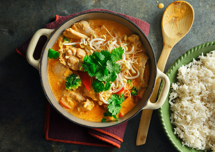 Röd curry med kyckling - Recept | Arla