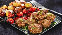 Köttfärsbiffar med timjan