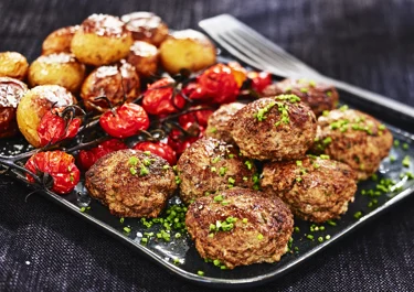 Köttfärsbiffar med timjan
