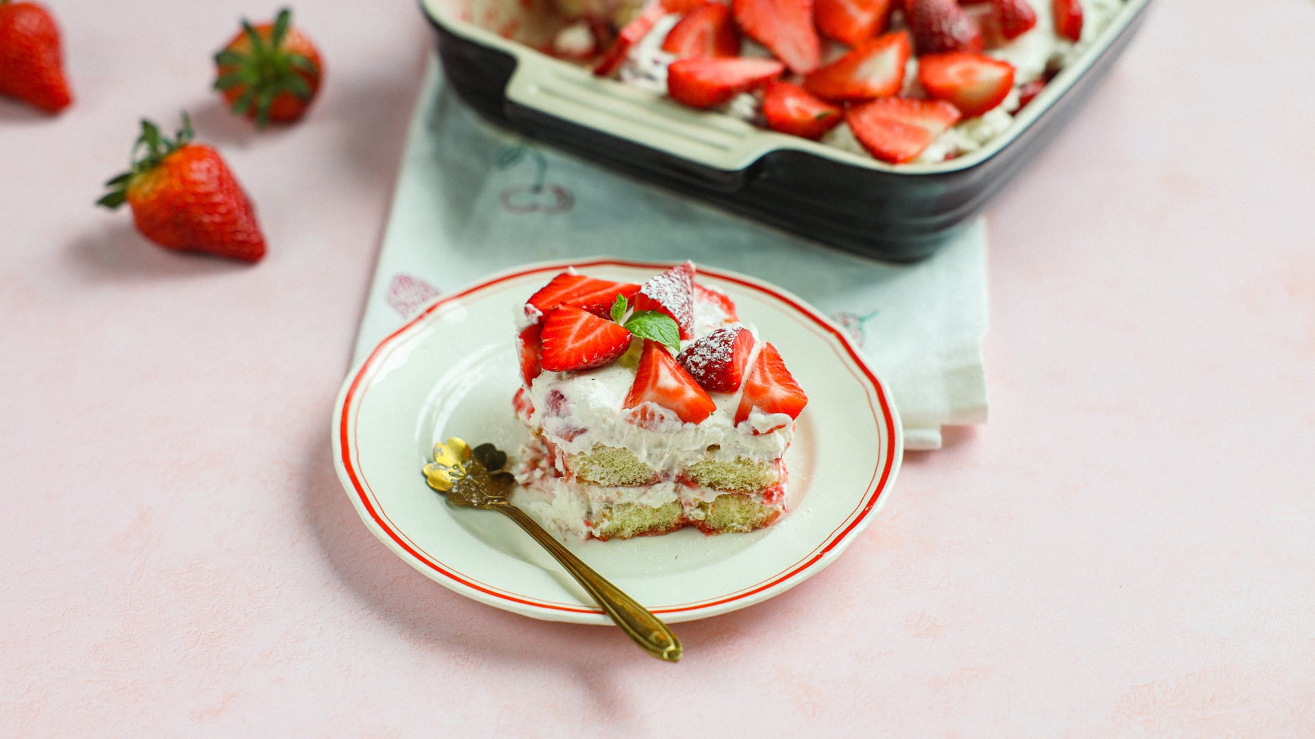 Erdbeer-Tiramisu
