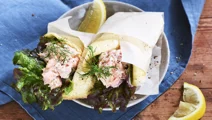 Äggwrap med rökt lax