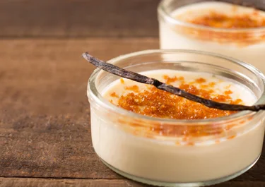 Creme Brulee flavoured with Lemon