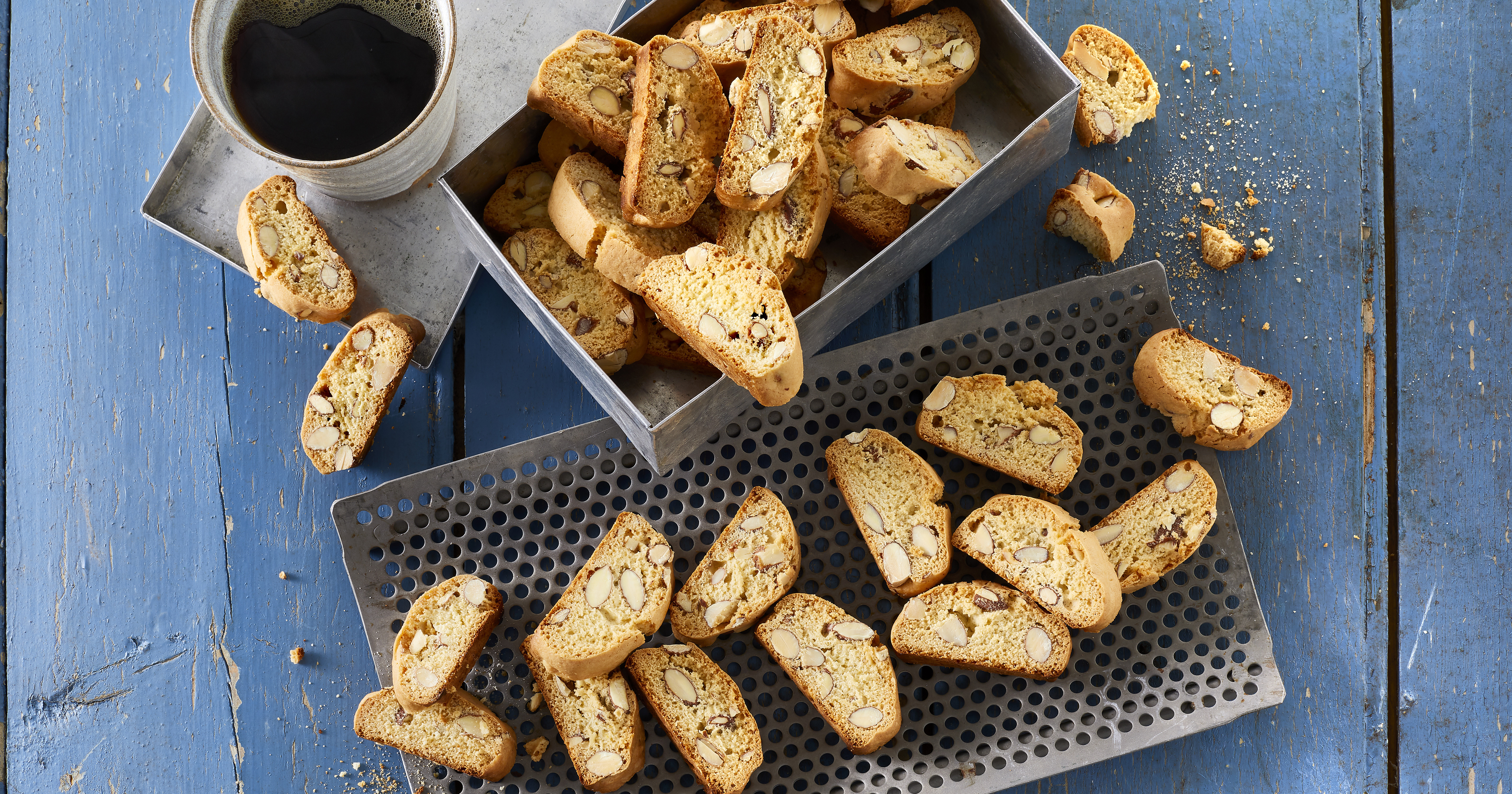 Biscotti - sprøde kager med mandler