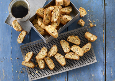 Biscotti - sprøde kager med mandler