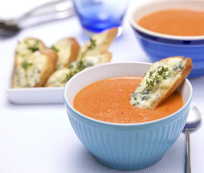 Roasted Red Pepper and Tomato Soup