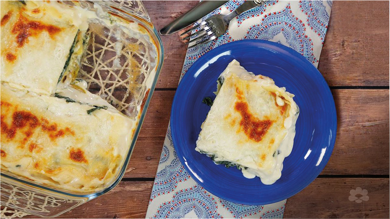 Spinach and Zucchini Lasagna with Béchamel Sauce