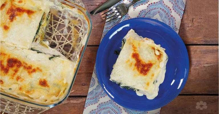 Spinach and Zucchini Lasagna with Béchamel Sauce