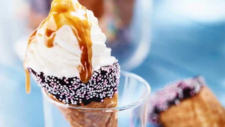 Glass med muscovadosås