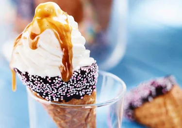 Glass med muscovadosås