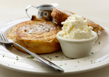 French Toast with Fruity Cottage Cheese