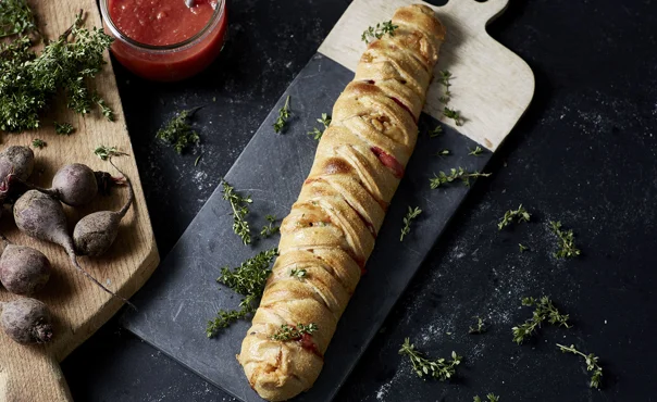 Braided pizza