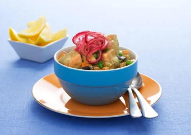 Lax med mild masalasås