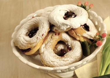 Paris-Brest με αφράτη κρέμα τυριού