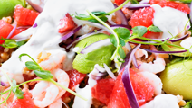 Rejesalat med grapefrugt