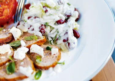 Fläskfilé med böntsatsiki