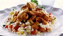 Kycklingcurry med ris