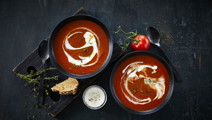 Tomatsuppe med fraiche