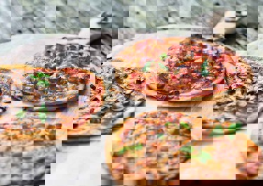 Πίτσα με Arla Havarti, προσούτο και ρόκα