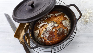 Grydebrød med fuldkorn