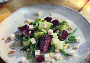 Cucumber beetroot salad