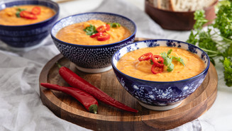 Lempeän tulinen bataattikeitto