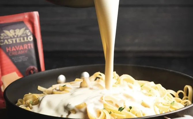 Creamy Havarti Chicken Alfredo Pasta