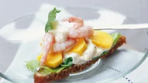 Räksnittar med mango