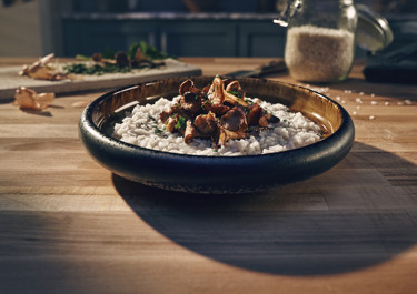 Krämig svamprisotto med färsk timjan