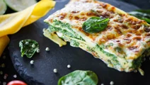 Spinach and ricotta lasagne