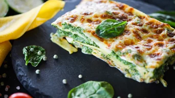Spinach & ricotta lasagne