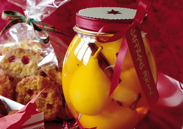 Jouluiset sahramipäärynät