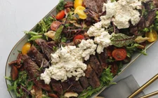 Steakhouse Salad with Cracked Pepper Whipped Dip