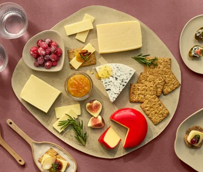 Christmas cheese board