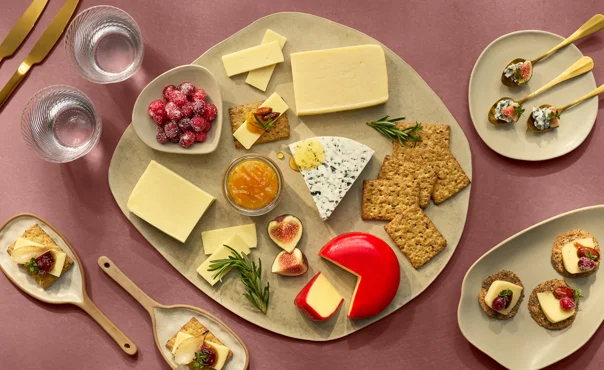 Christmas cheese board