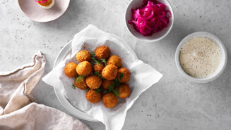 Frasiga skaldjurskroketter