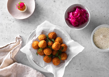 Frasiga skaldjurskroketter