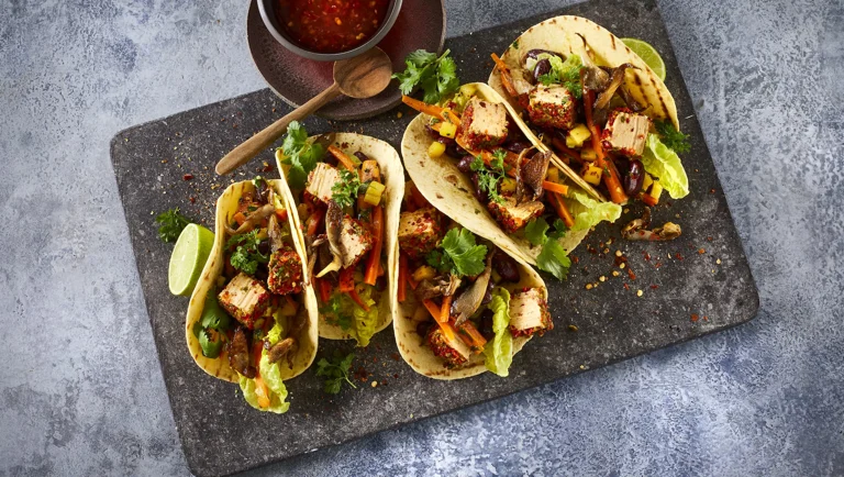 Vegetarische Fajitas mit Frischkäse